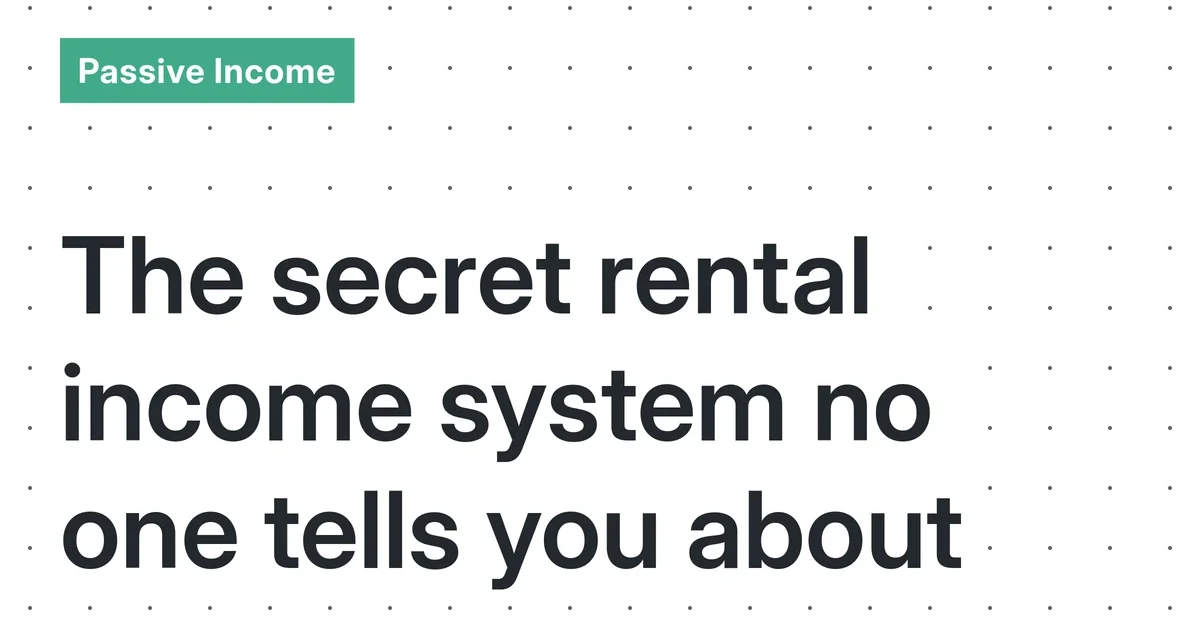 Rental Income from Underutilized Assets: A Realistic Guide to Building Sustainable Income