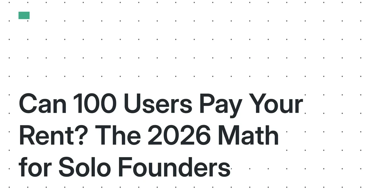 Can a 100-User Micro-SaaS Sustain a Solo Founder in a High-Cost City in 2026? The Math for San Francisco, New York, and Austin
